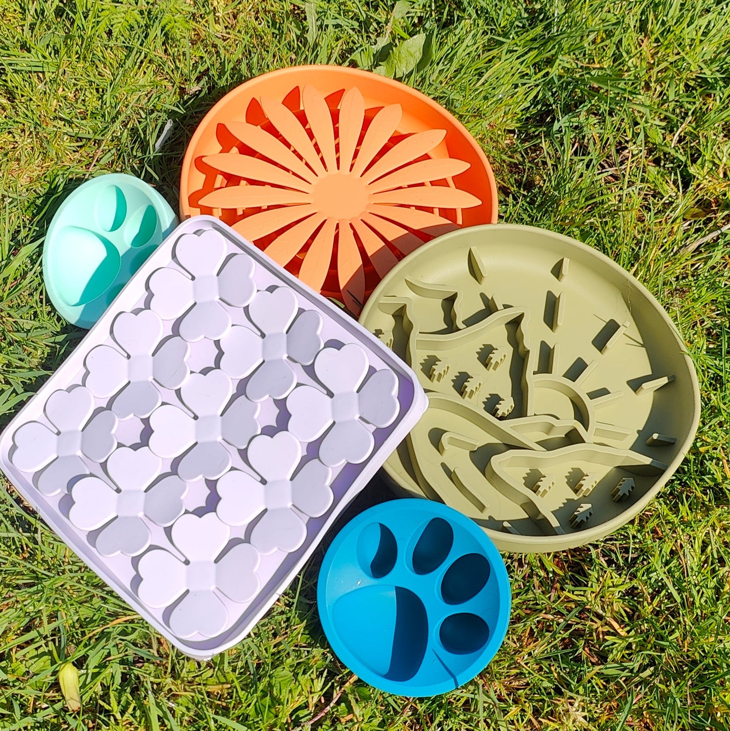 Floral Silicone Snuffle Mats