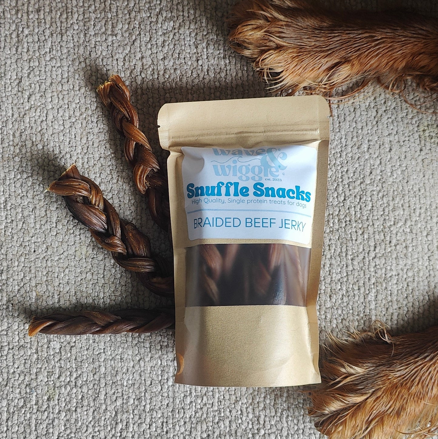 Braided Beef Jerky Chew