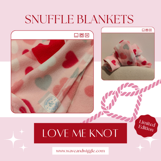 Love me knot Snuffle Blanket