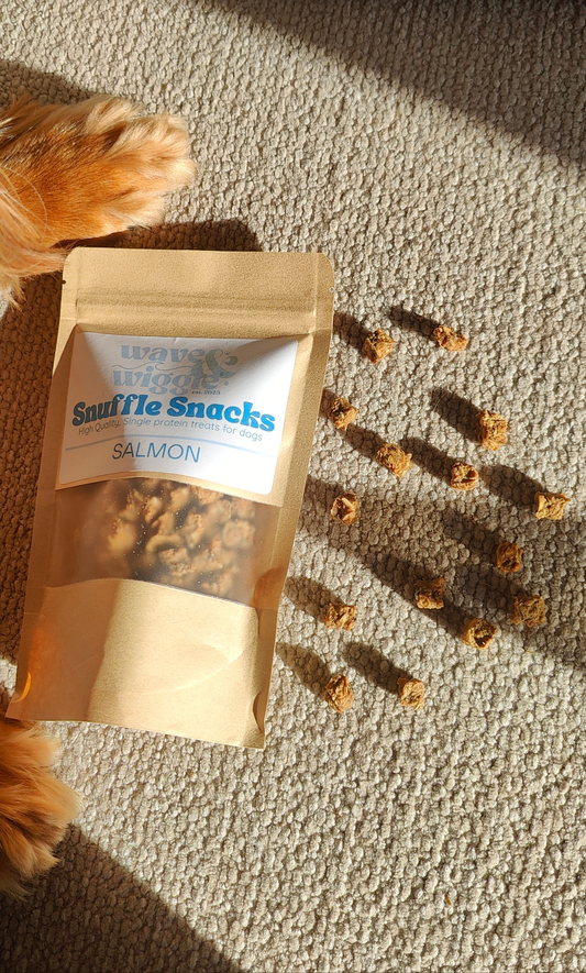 Salmon snuffle snacks