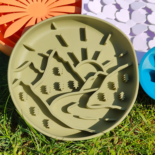 Mountain Rise Slow Feeder Bowl