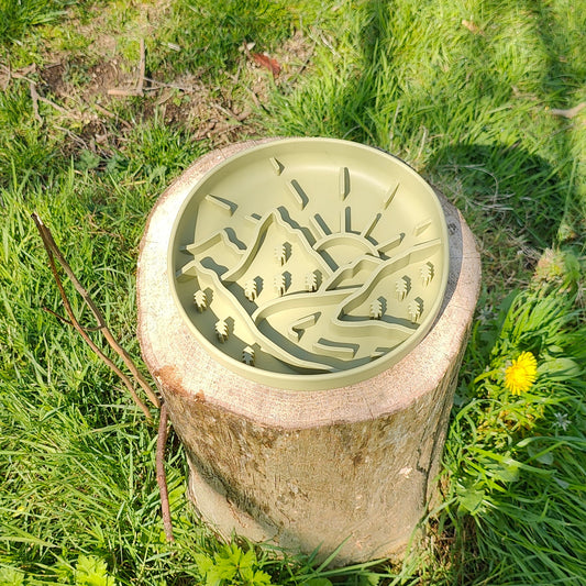 Mountain Rise Slow Feeder Bowl